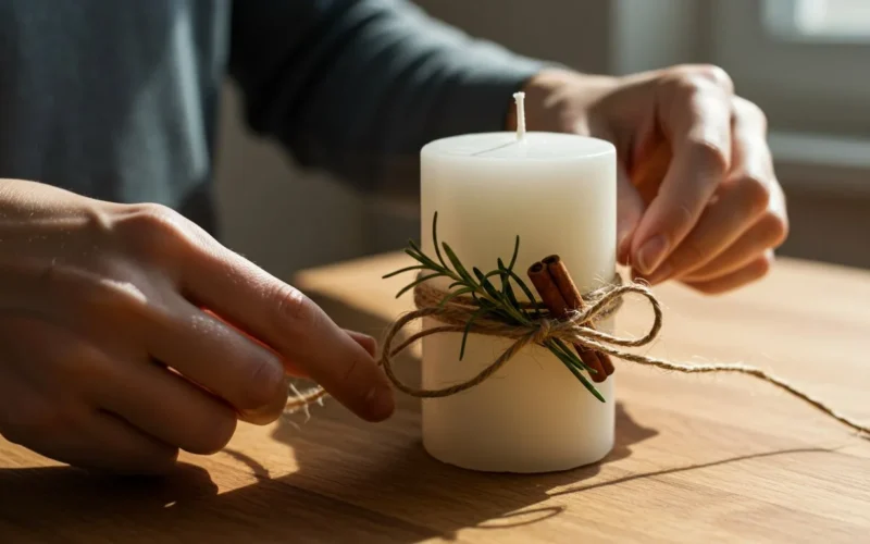 Jak ozdobić świeczkę na Boże Narodzenie? Świąteczne DIY